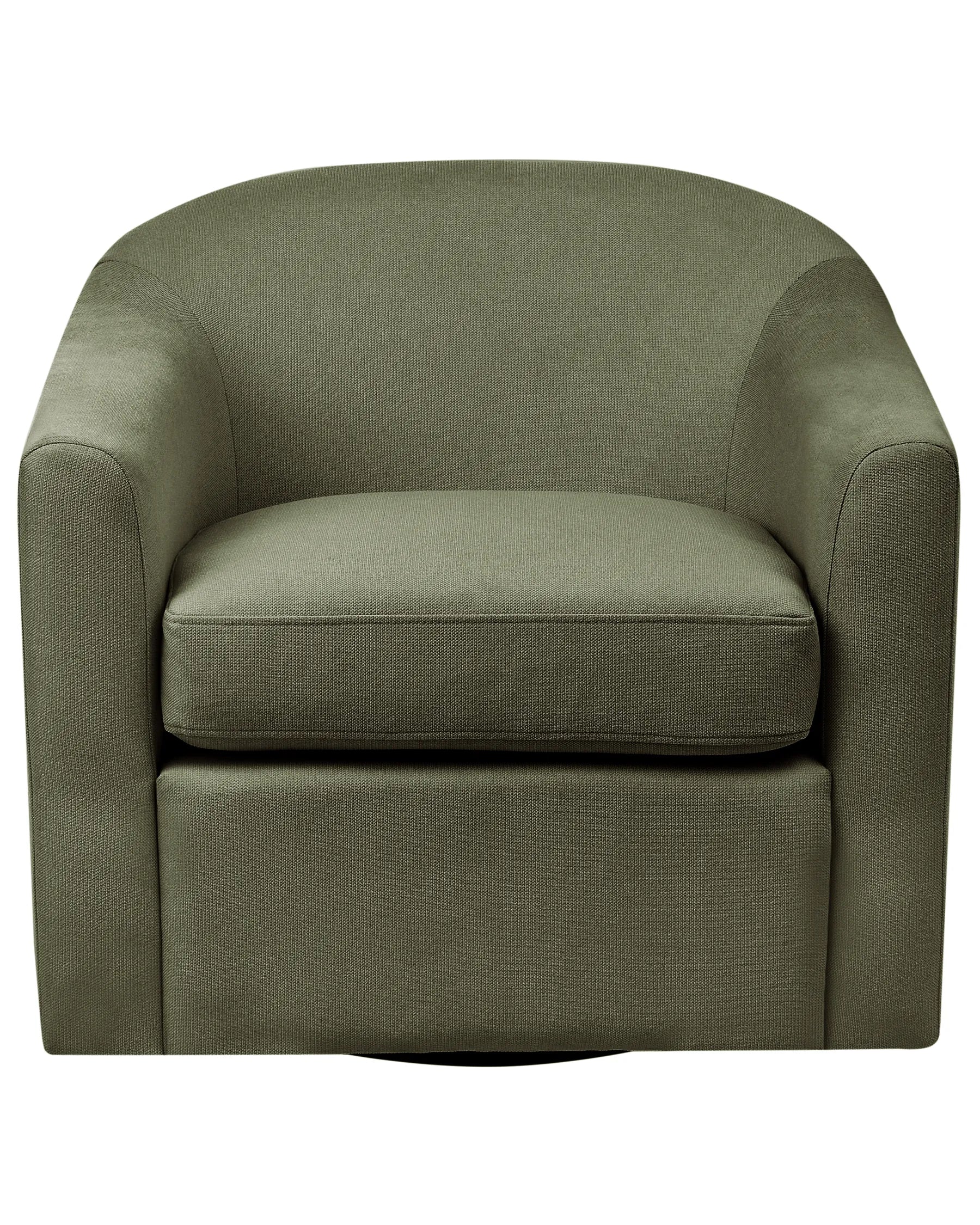 Swivel Armchair MAGNOR Fabric Dark Green
