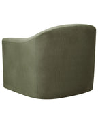 Swivel Armchair MAGNOR Fabric Dark Green