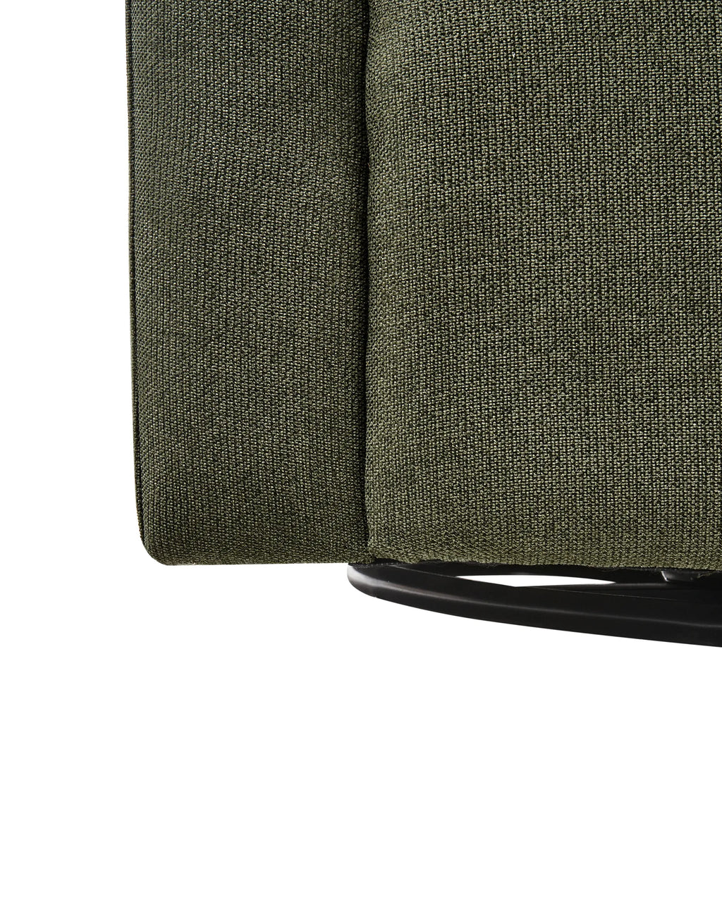 Swivel Armchair MAGNOR Fabric Dark Green