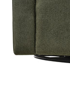 Swivel Armchair MAGNOR Fabric Dark Green