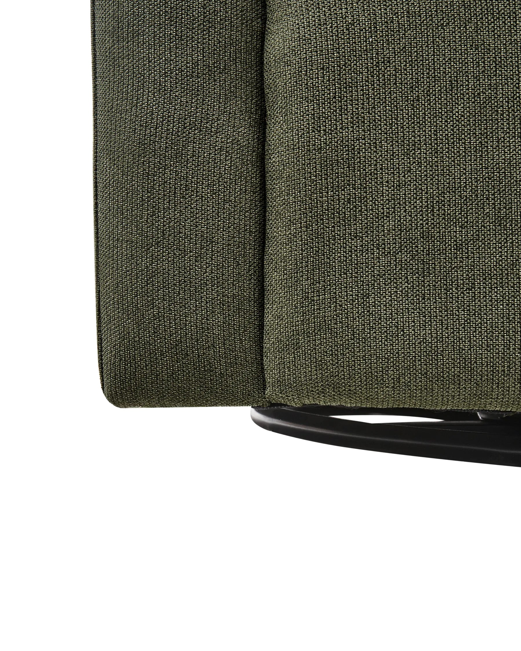 Swivel Armchair MAGNOR Fabric Dark Green