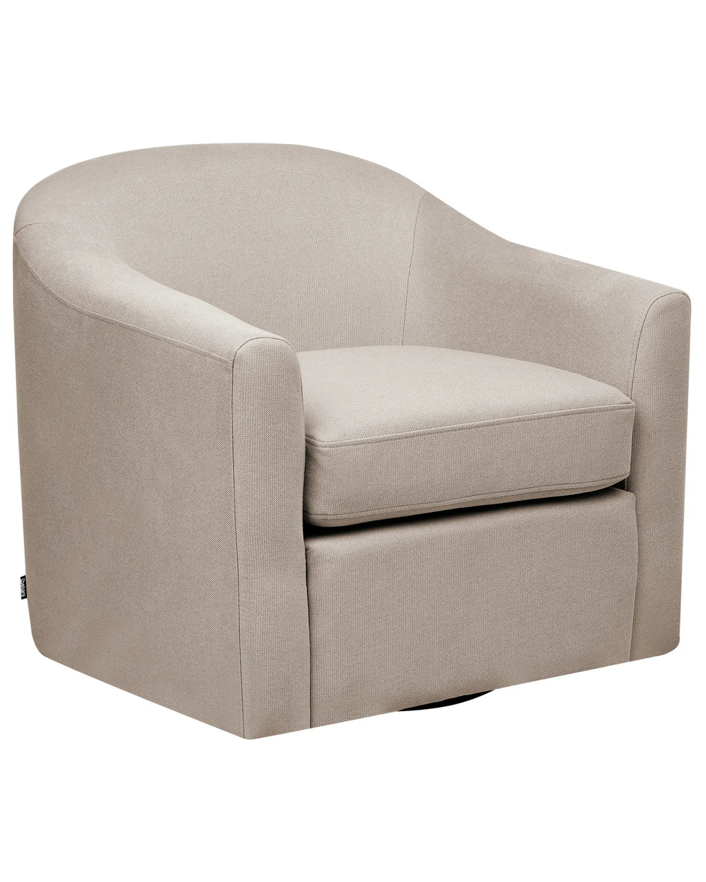 Swivel Armchair MAGNOR Fabric Taupe