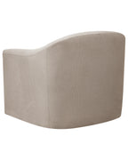 Swivel Armchair MAGNOR Fabric Taupe