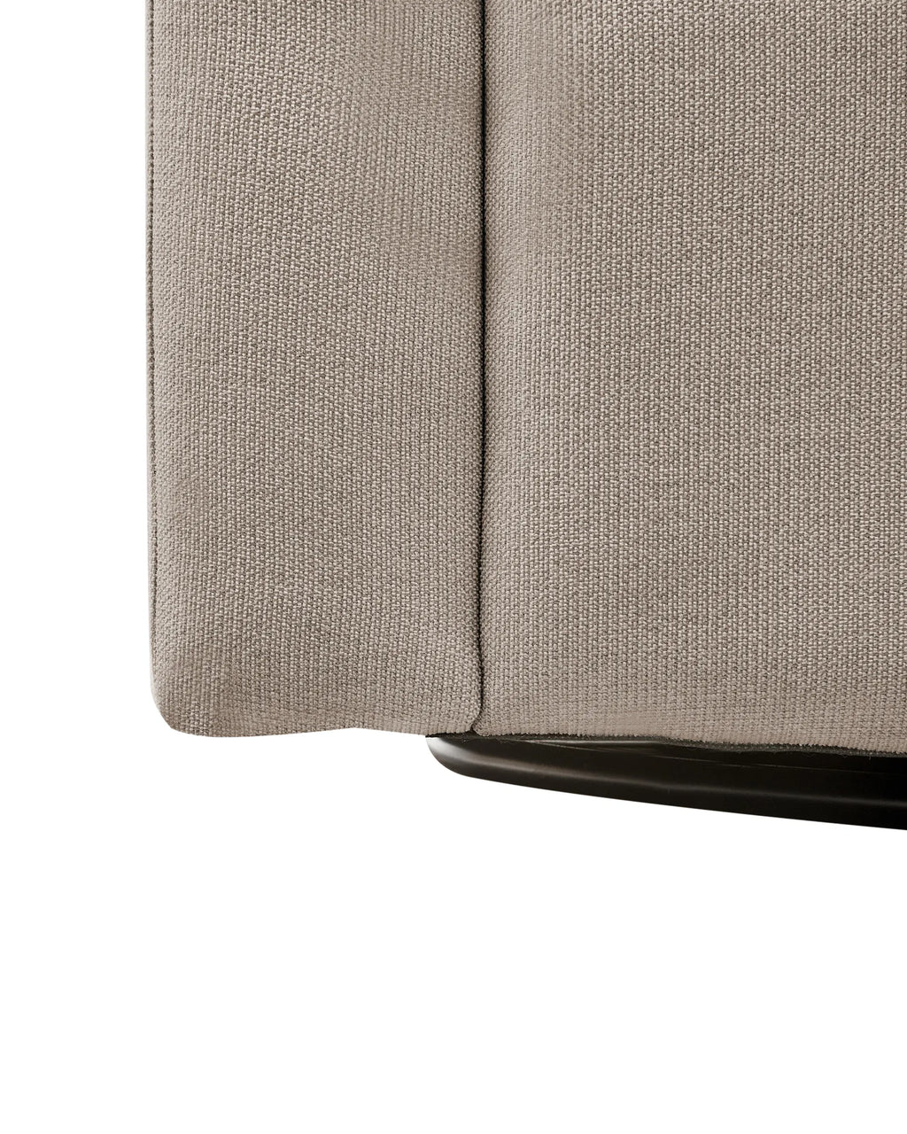 Swivel Armchair MAGNOR Fabric Taupe