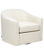 Swivel Armchair MAGNOR Fabric Light Beige