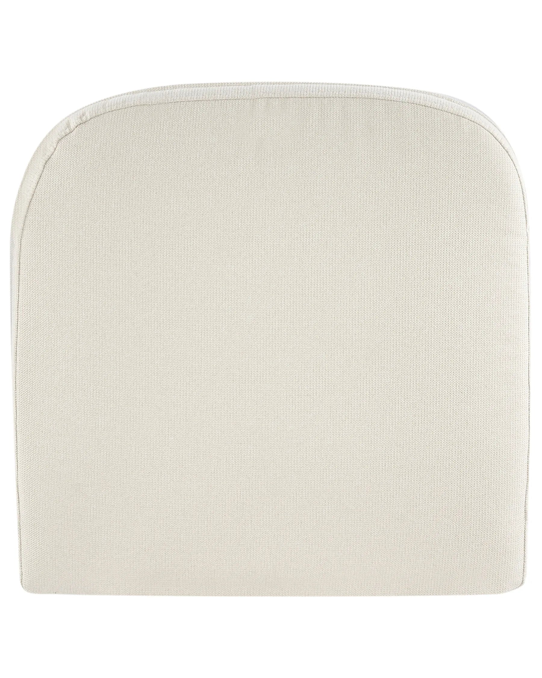 Swivel Armchair MAGNOR Fabric Light Beige