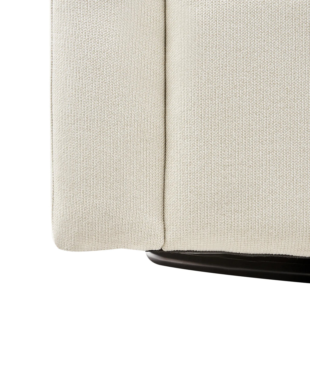 Swivel Armchair MAGNOR Fabric Light Beige