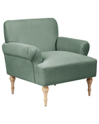 Armchair FREDROS Fabric Light Green