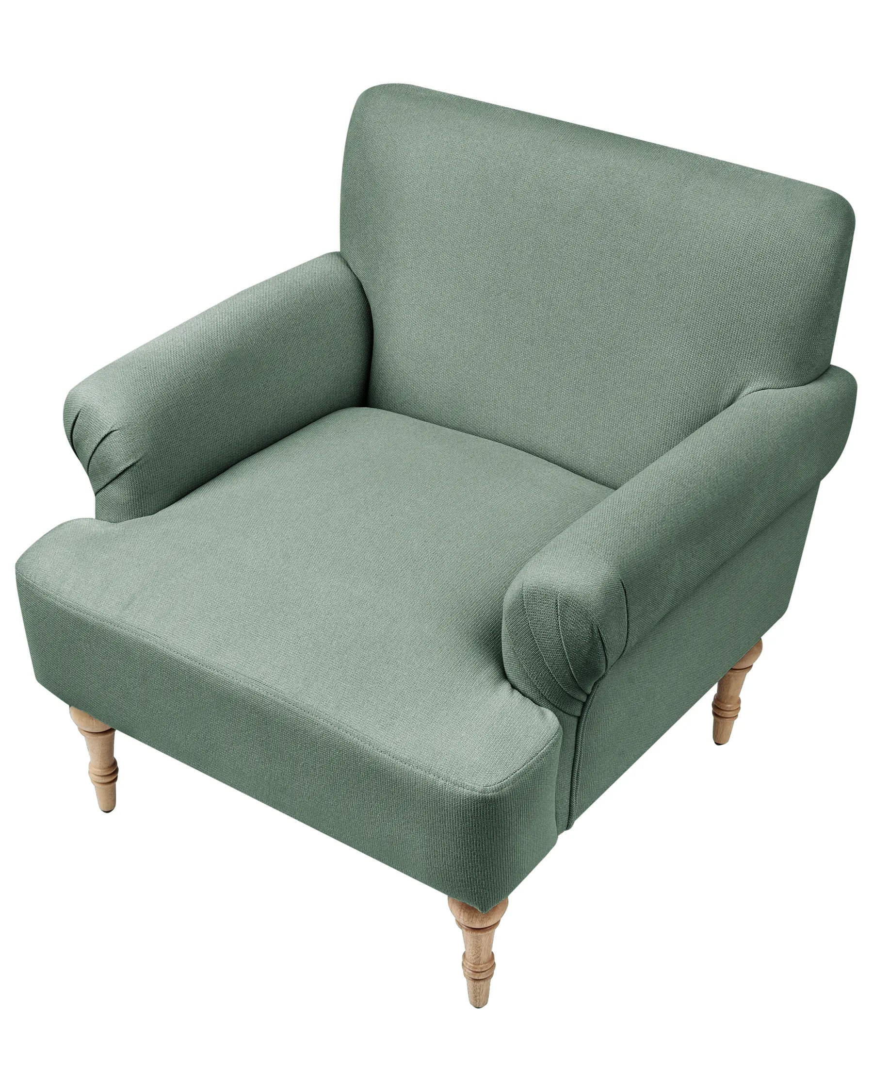 Armchair FREDROS Fabric Light Green