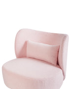 Armchair OTSBY Boucle Pastel Pink
