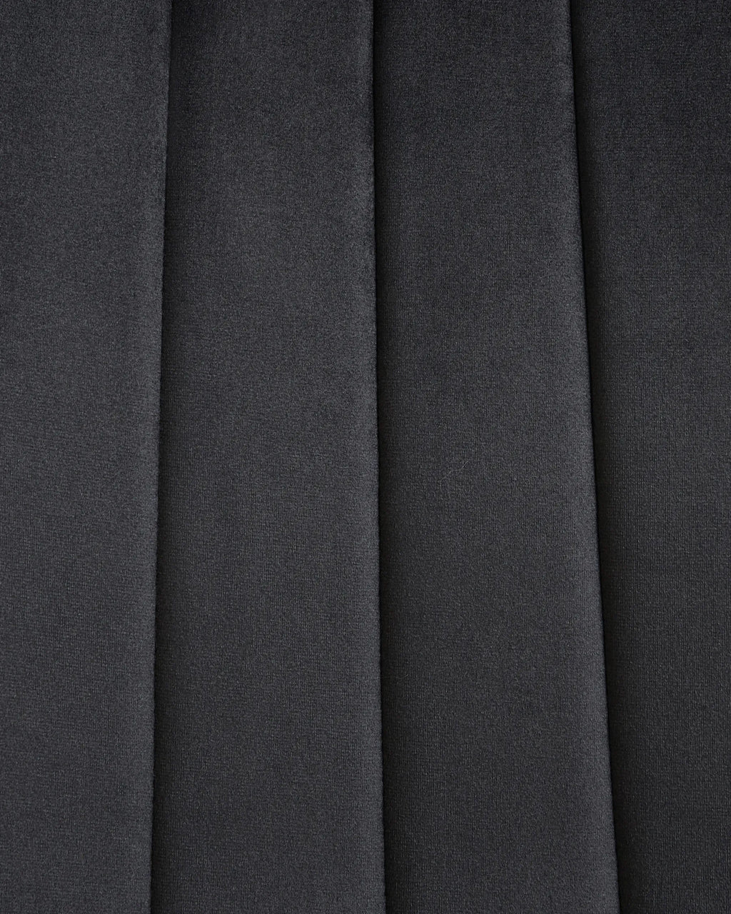 Set of 4 Dining Chairs KALISPELL Velvet Black