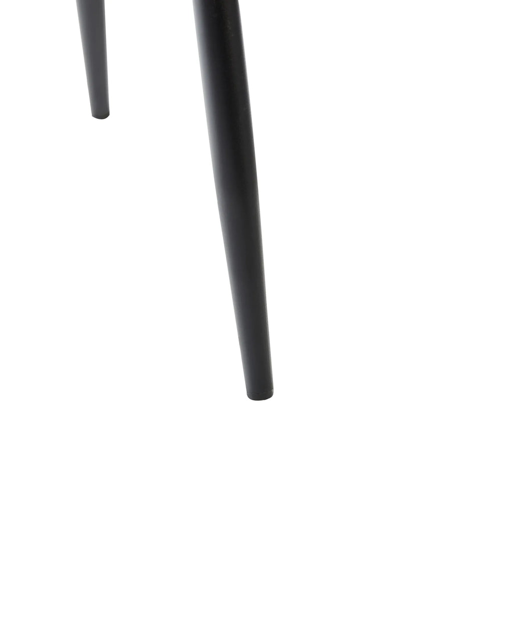 Set of 4 Dining Chairs POWELL Velvet Black