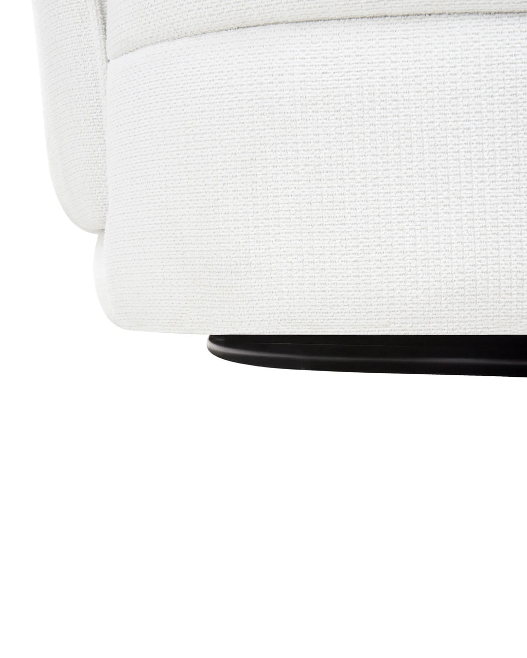 Swivel Armchair ANDALEN Fabric Off-White
