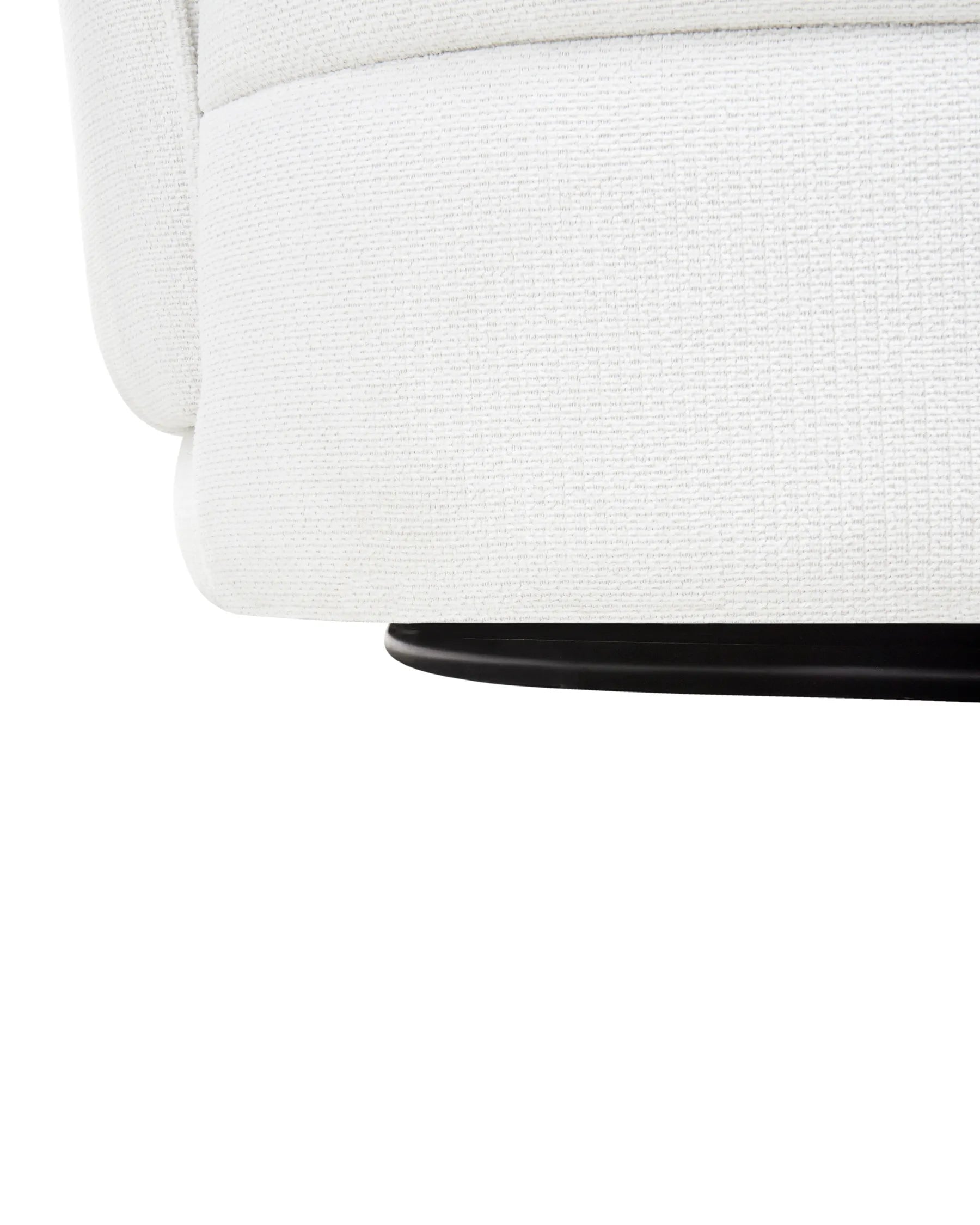 Swivel Armchair ANDALEN Fabric Off-White