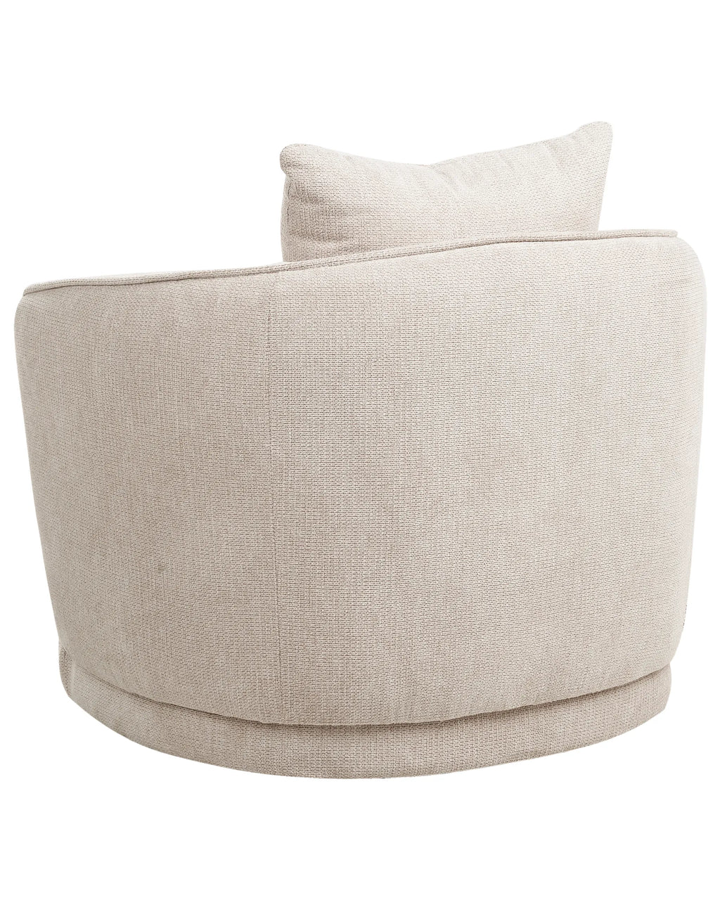 Swivel Armchair ANDALEN Fabric Light Beige