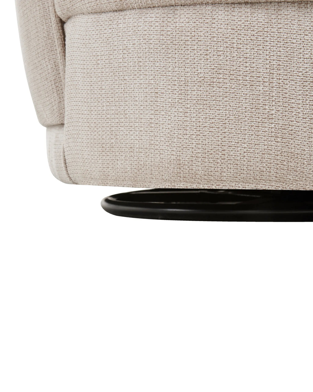 Swivel Armchair ANDALEN Fabric Light Beige