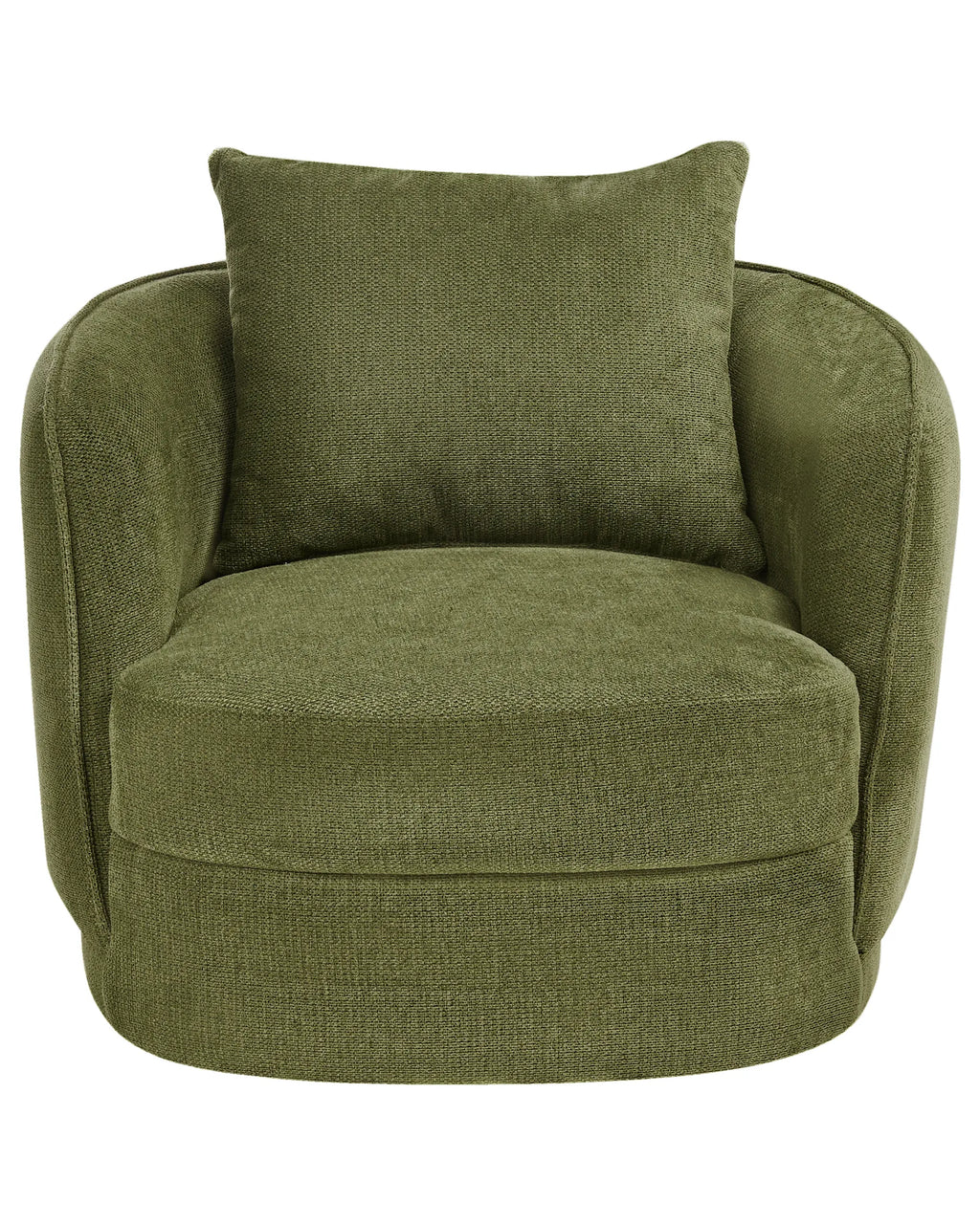 Swivel Armchair ANDALEN Fabric Green