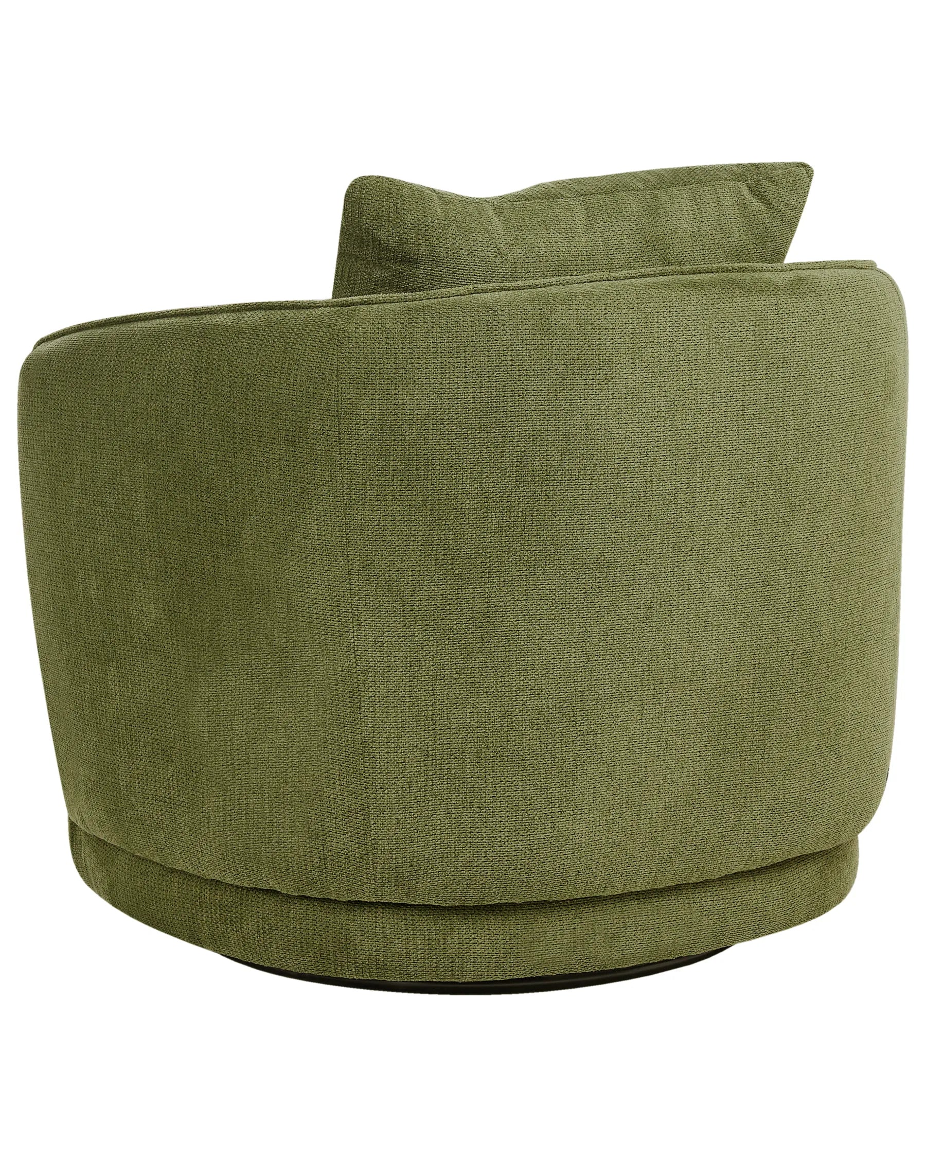 Swivel Armchair ANDALEN Fabric Green