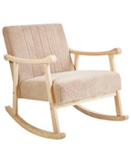 Rocking Chair LEKNES Boucle Beige