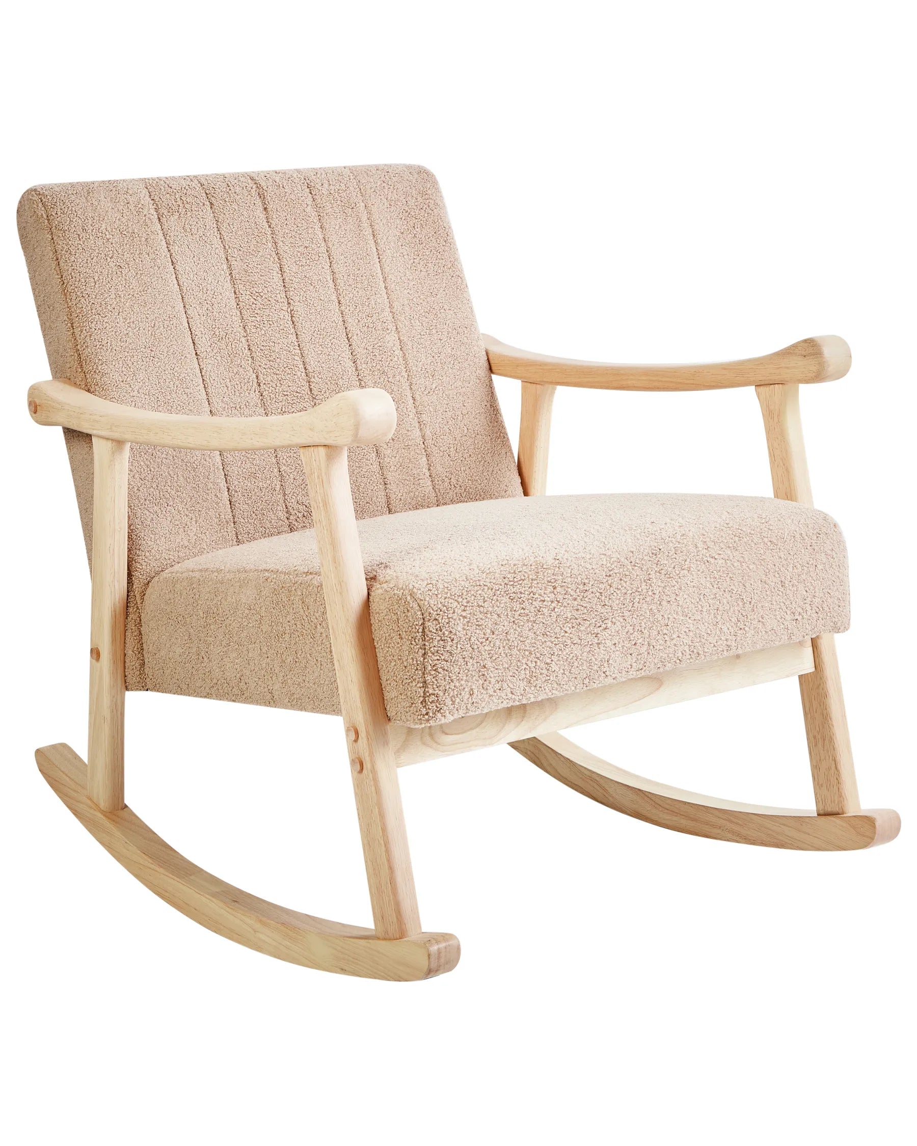 Rocking Chair LEKNES Boucle Beige