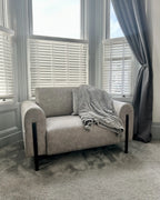 Armchair ASKIM Fabric Light Grey