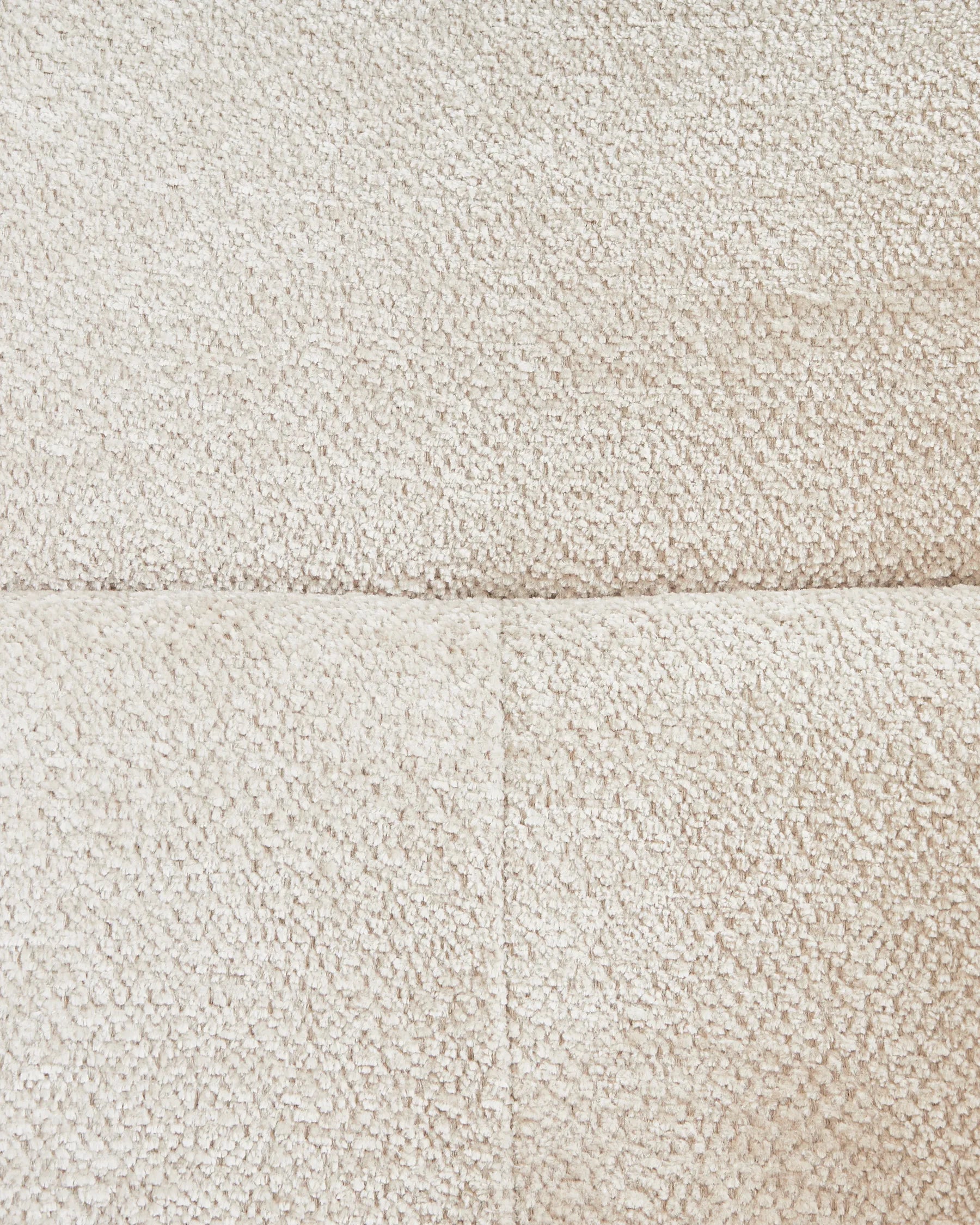 Set of 2 Dining Chairs PAONIA Chenille Light Beige