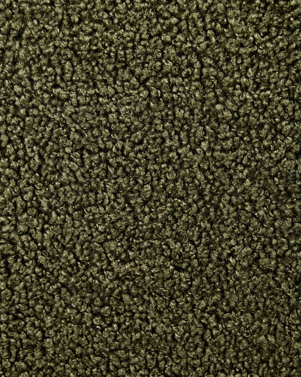 Set of 2 Dining Chairs ALDEN Boucle Dark Green