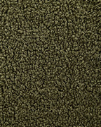Set of 2 Dining Chairs ALDEN Boucle Dark Green