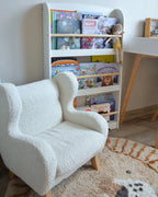 Kids Armchair FARUM Boucle Off-White