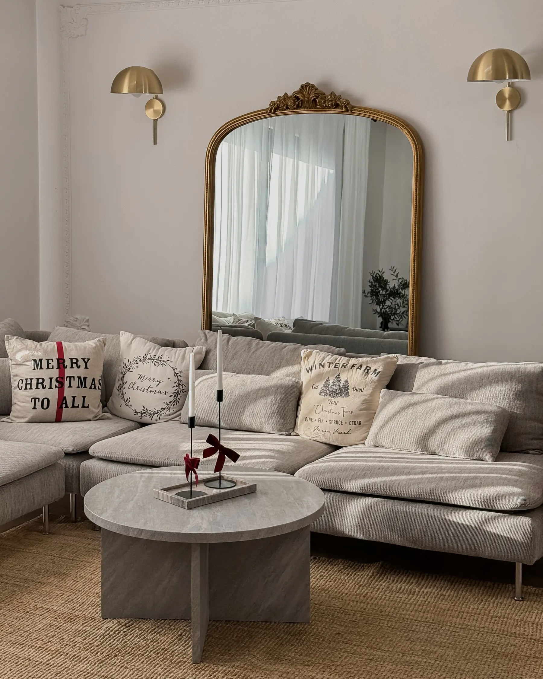 Coffee Table STANTON Grey Concrete Effect
