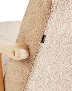 Rocking Chair LEKNES Boucle Beige