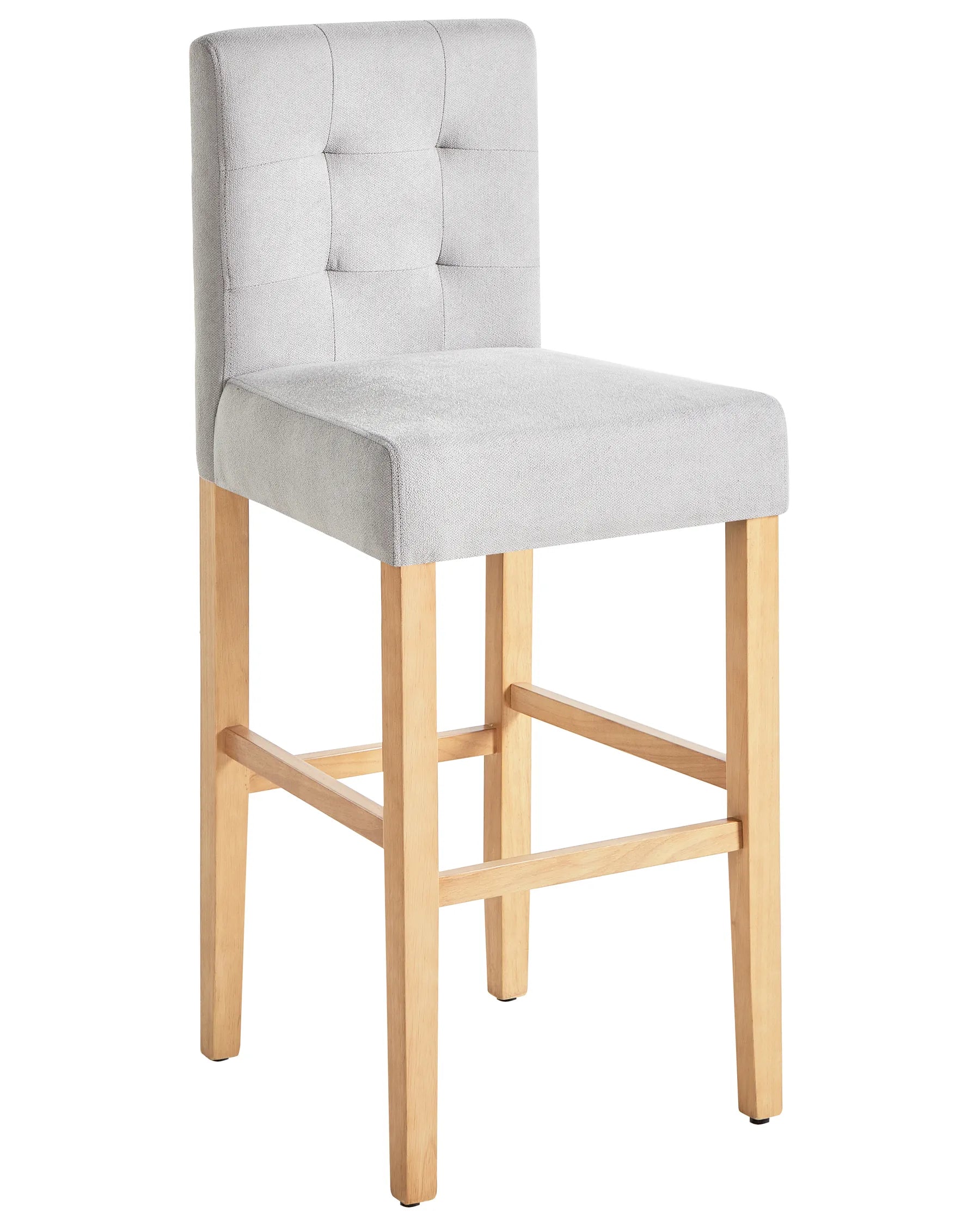 Set of 2 Bar Chairs MADISON Grey