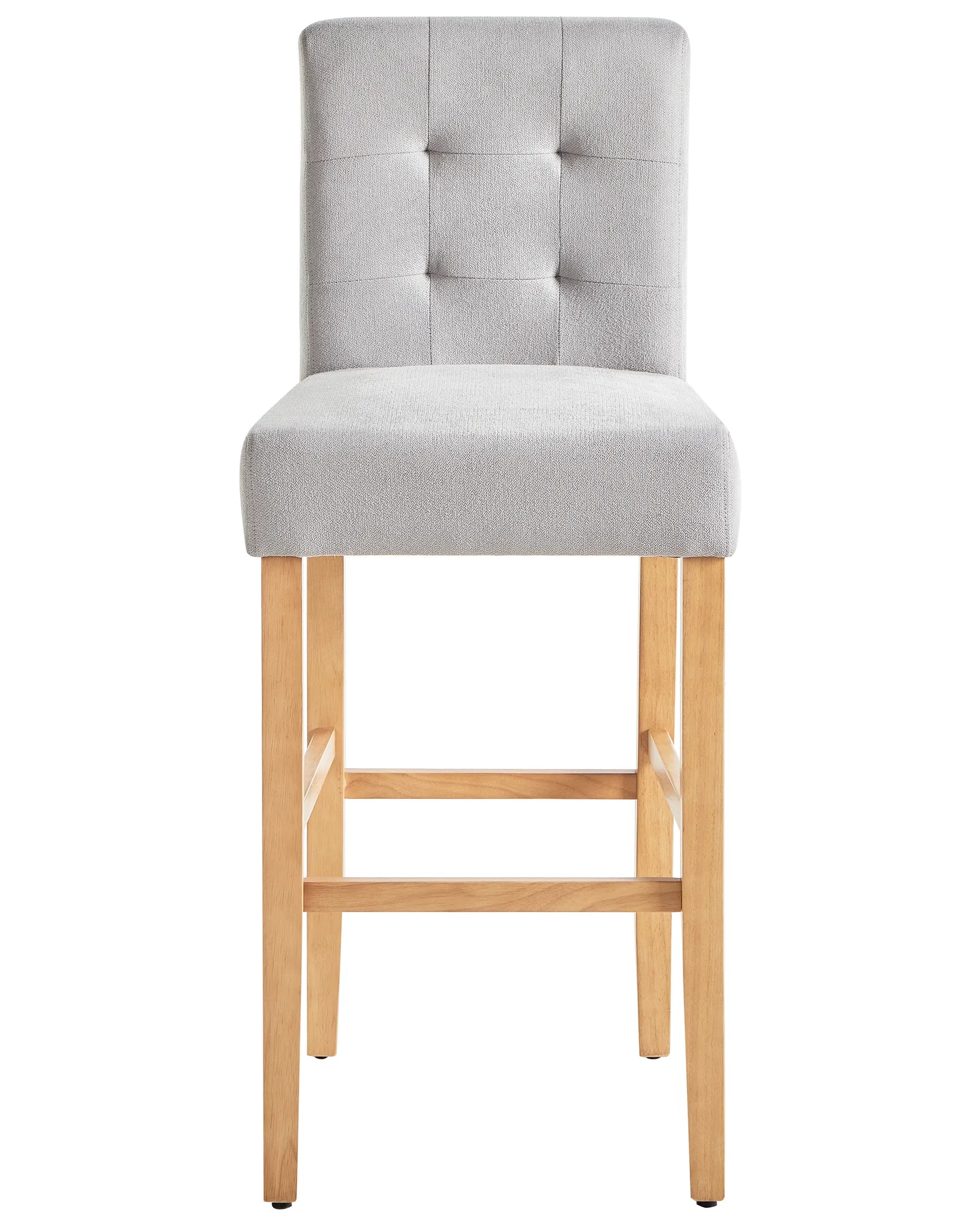 Set of 2 Bar Chairs MADISON Grey
