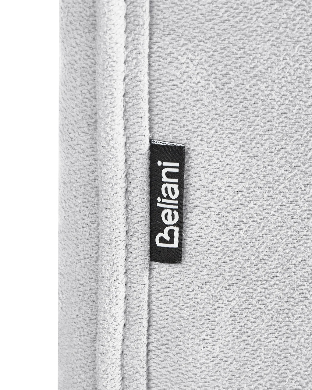 Set of 2 Dining Chairs BOLORA Fabric Grey — close-up detail