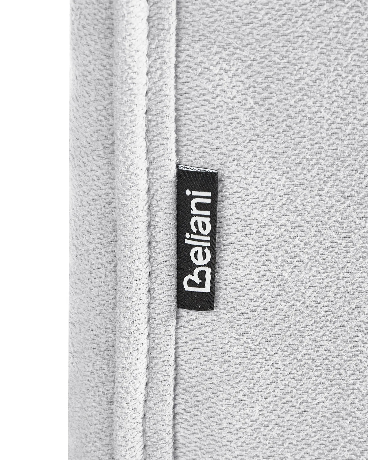 Set of 2 Dining Chairs BOLORA Fabric Grey — close-up detail
