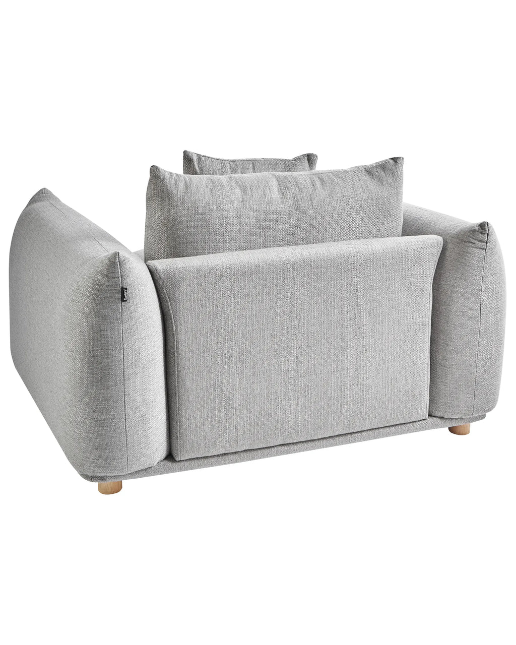 Armchair LUVOS Fabric Light Grey