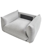 Armchair LUVOS Fabric Light Grey