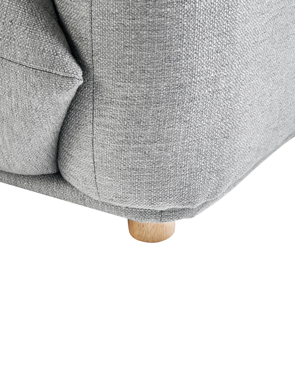 Armchair LUVOS Fabric Light Grey