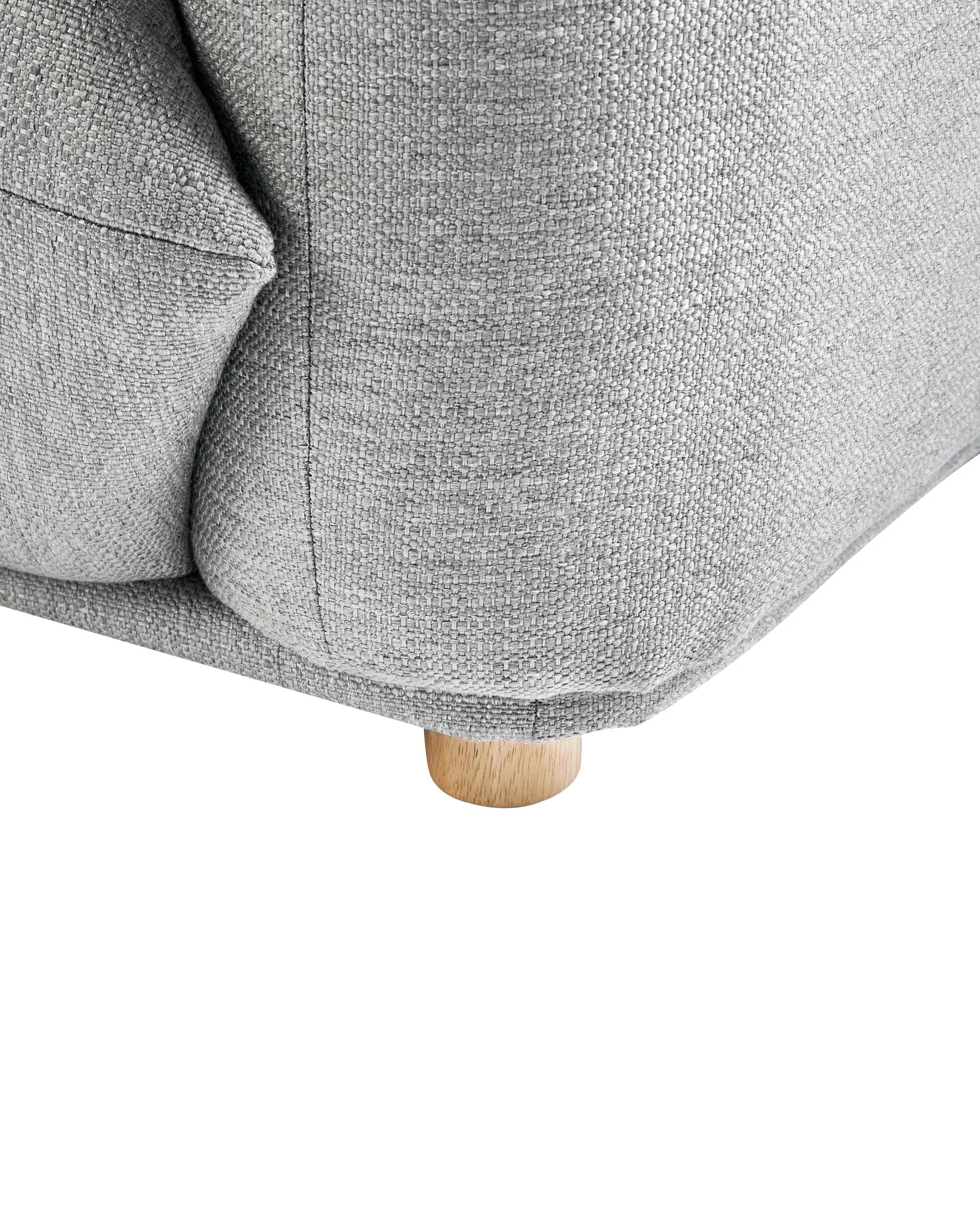 Armchair LUVOS Fabric Light Grey