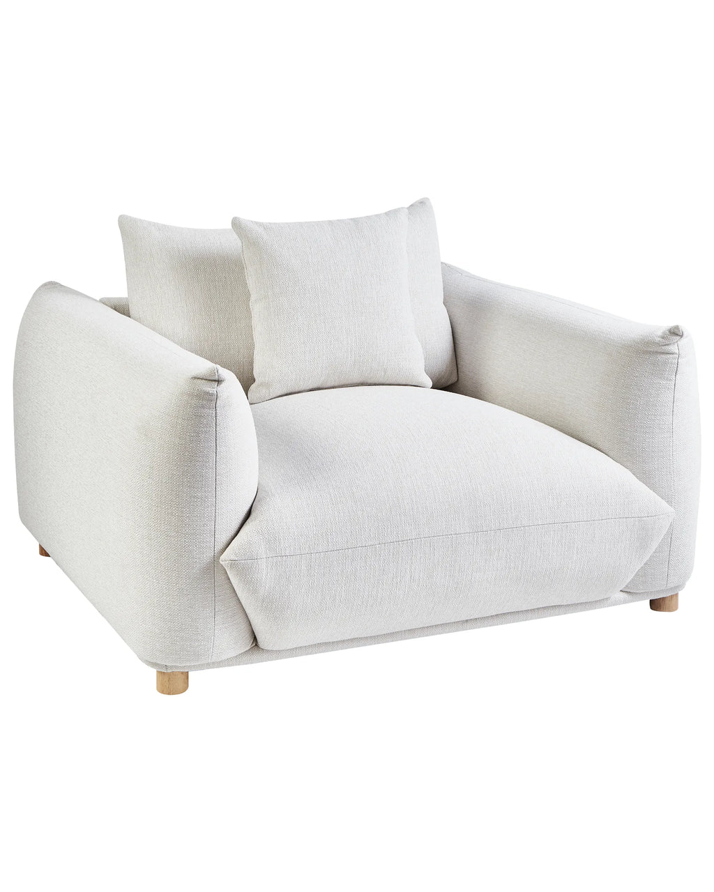 Armchair COMO Fabric Off-White – main product view