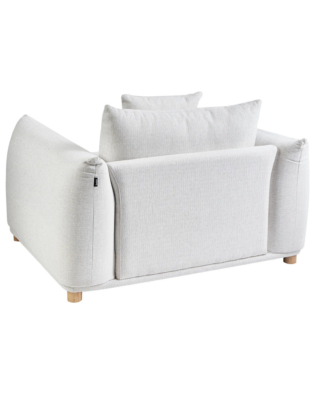 Armchair COMO Fabric Off-White – side view
