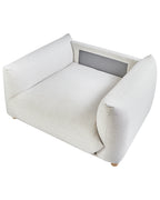 Armchair COMO Fabric Off-White – upholstery detail