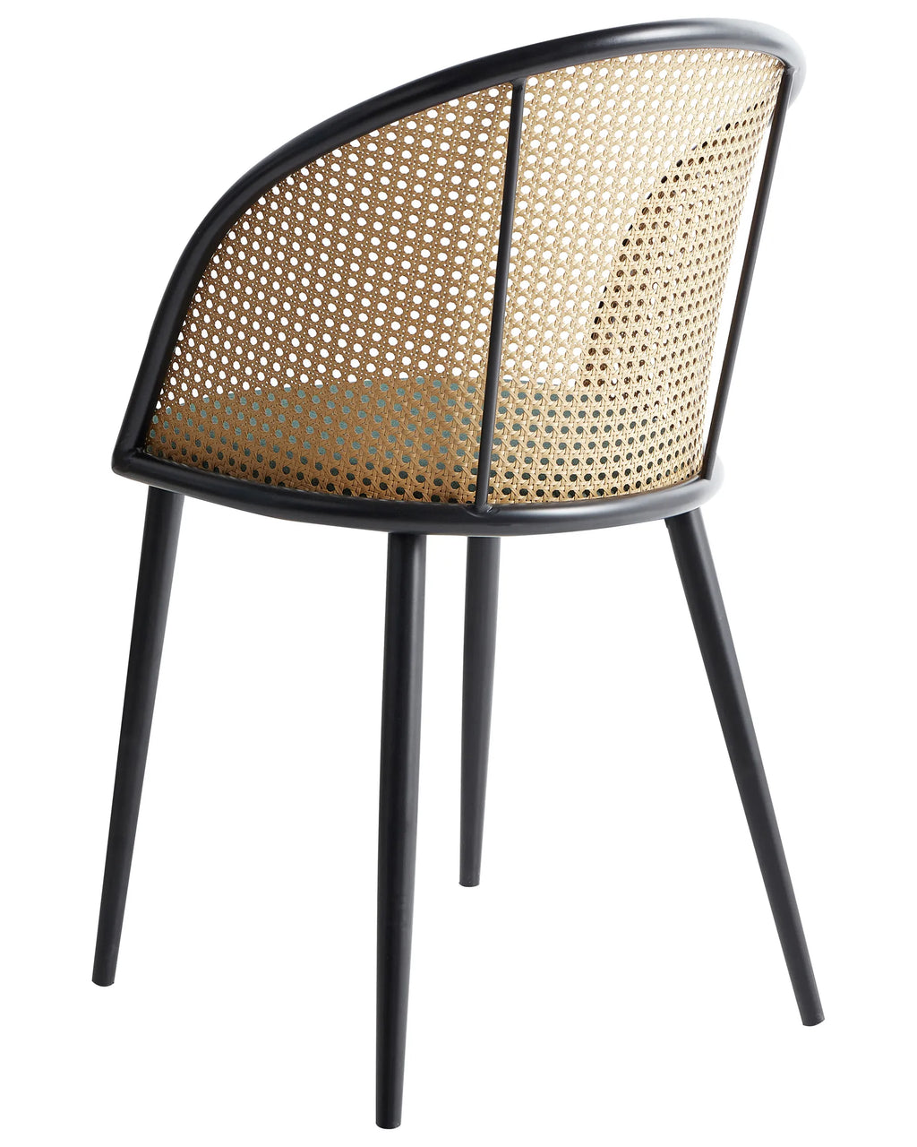 Set of 2 Dining Chairs CORNELL Metal Green