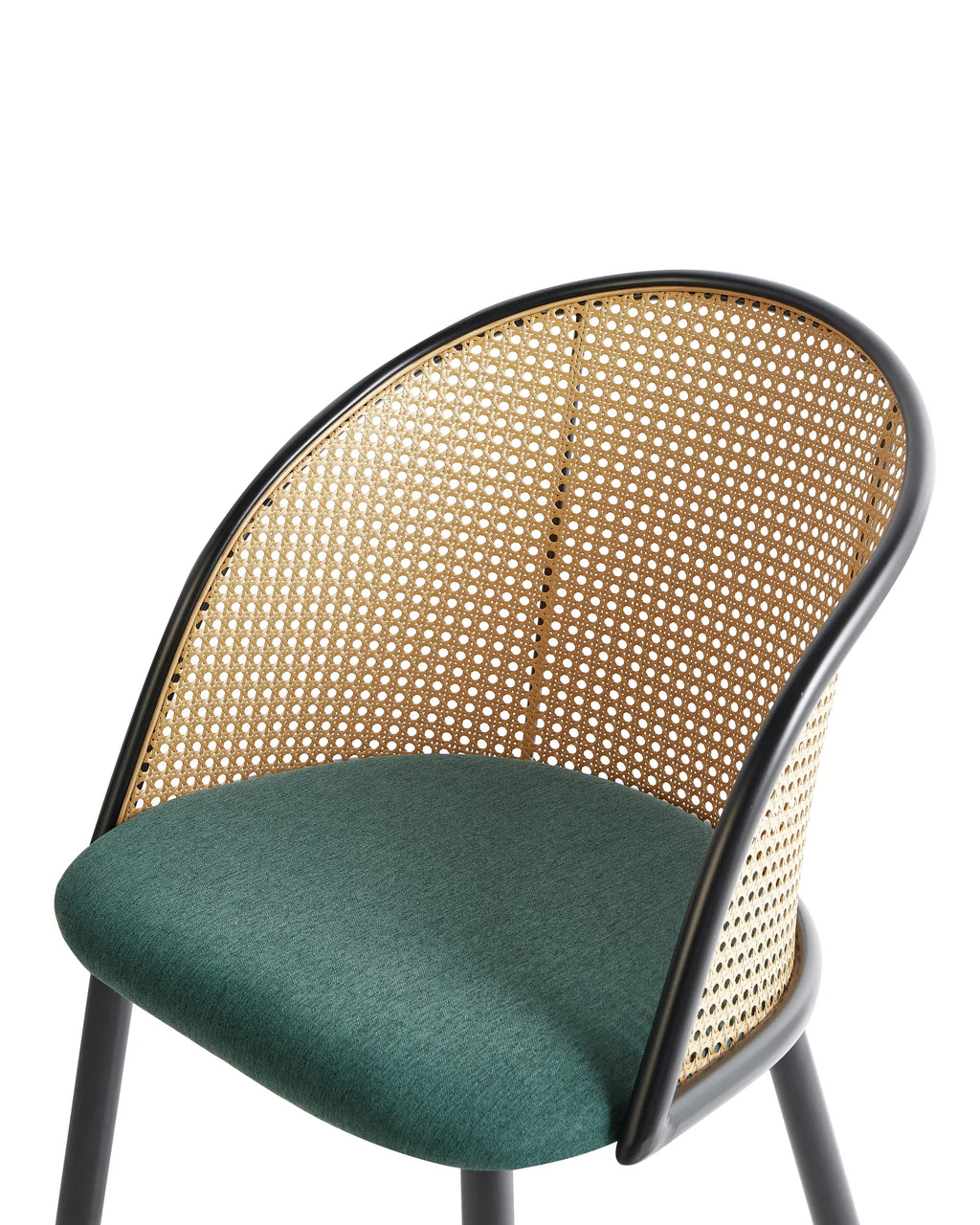 Set of 2 Dining Chairs CORNELL Metal Green