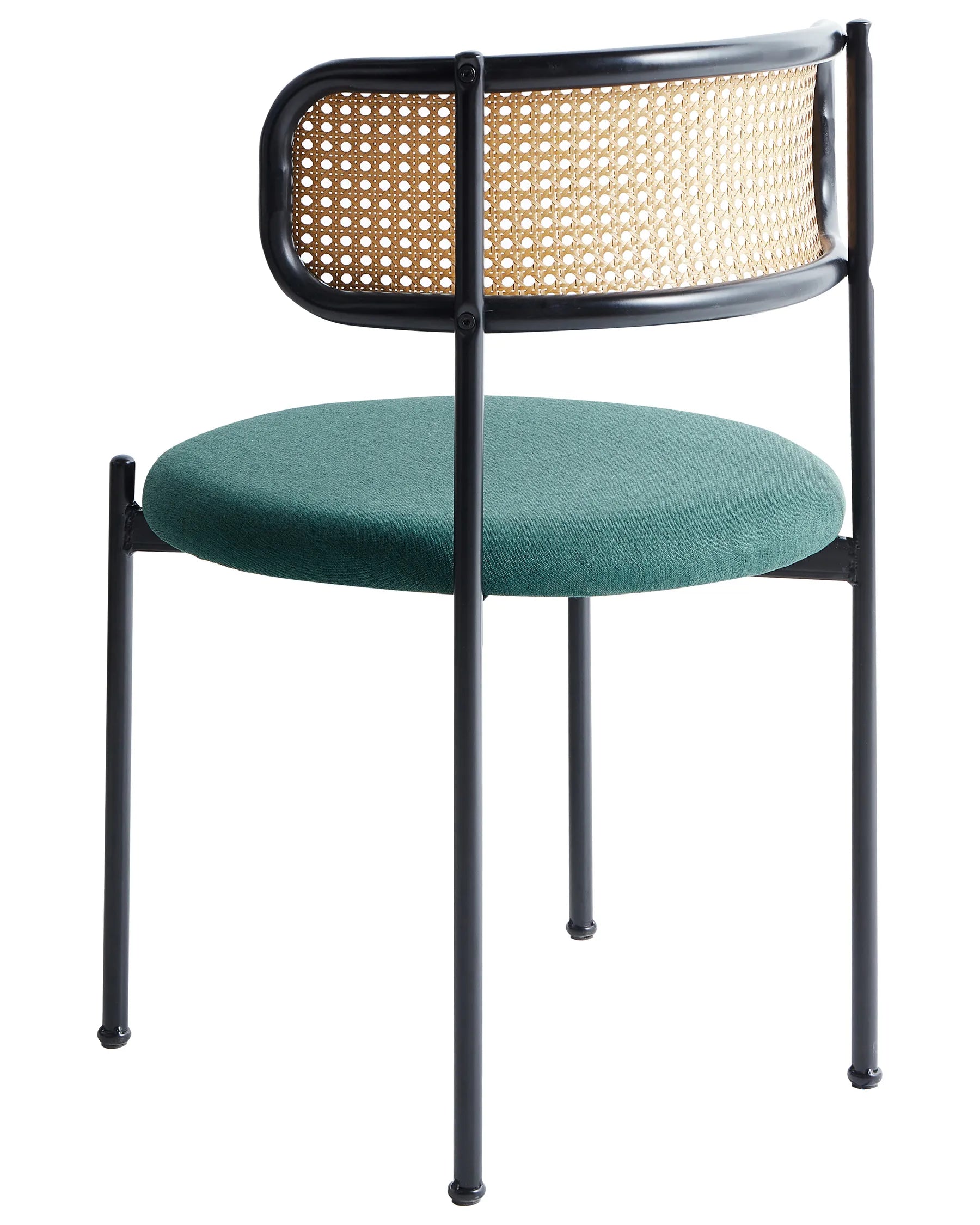 Set of 2 Dining Chairs ANDOVER Metal Green