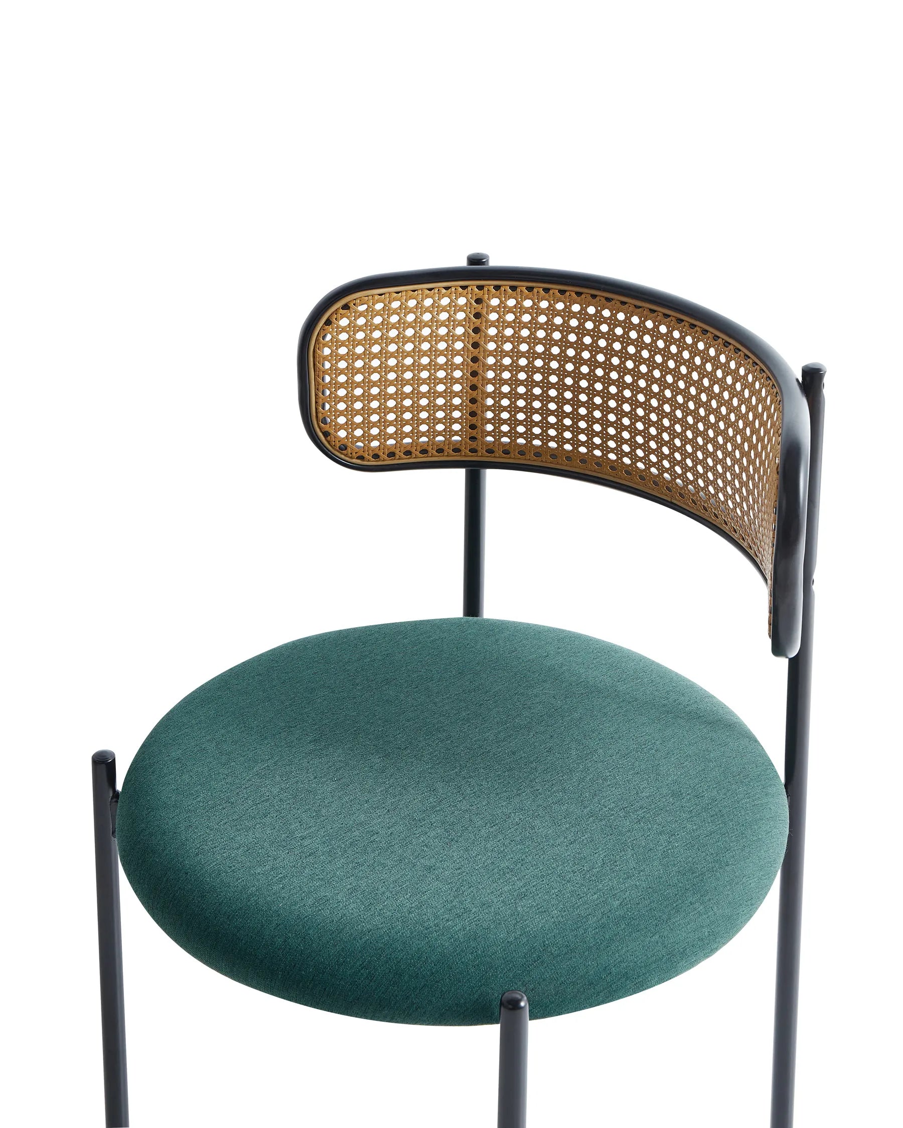 Set of 2 Dining Chairs ANDOVER Metal Green