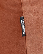 Armchair LUVOS Velvet Golden Brown
