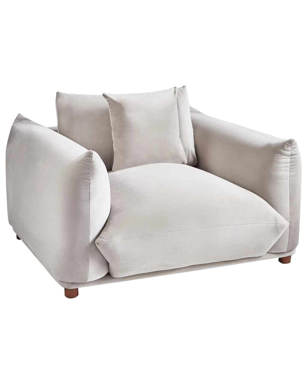 Armchair LUVOS Velvet Taupe