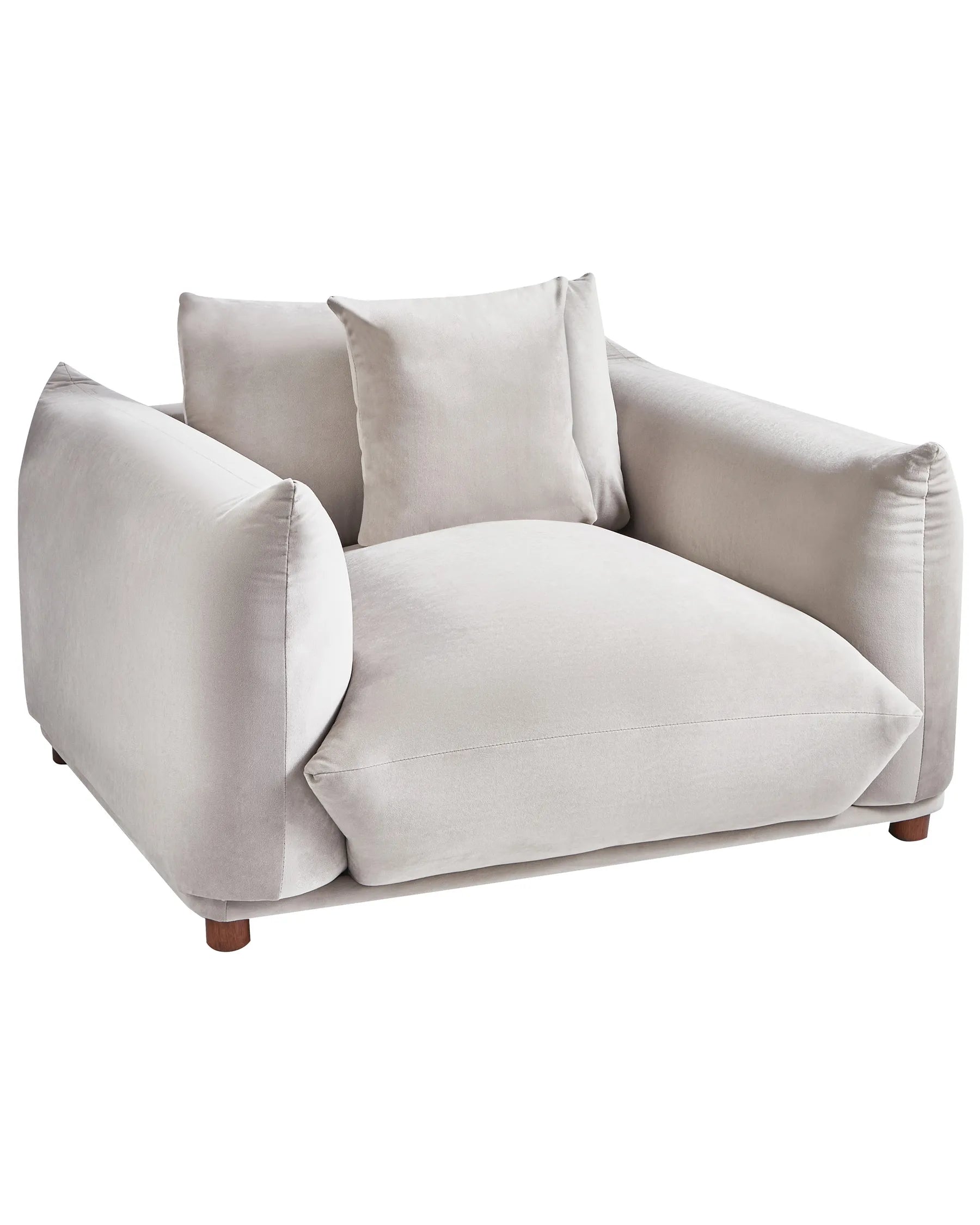 Armchair LUVOS Velvet Taupe