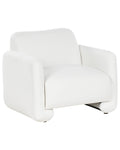 Armchair SALAND Fabric White